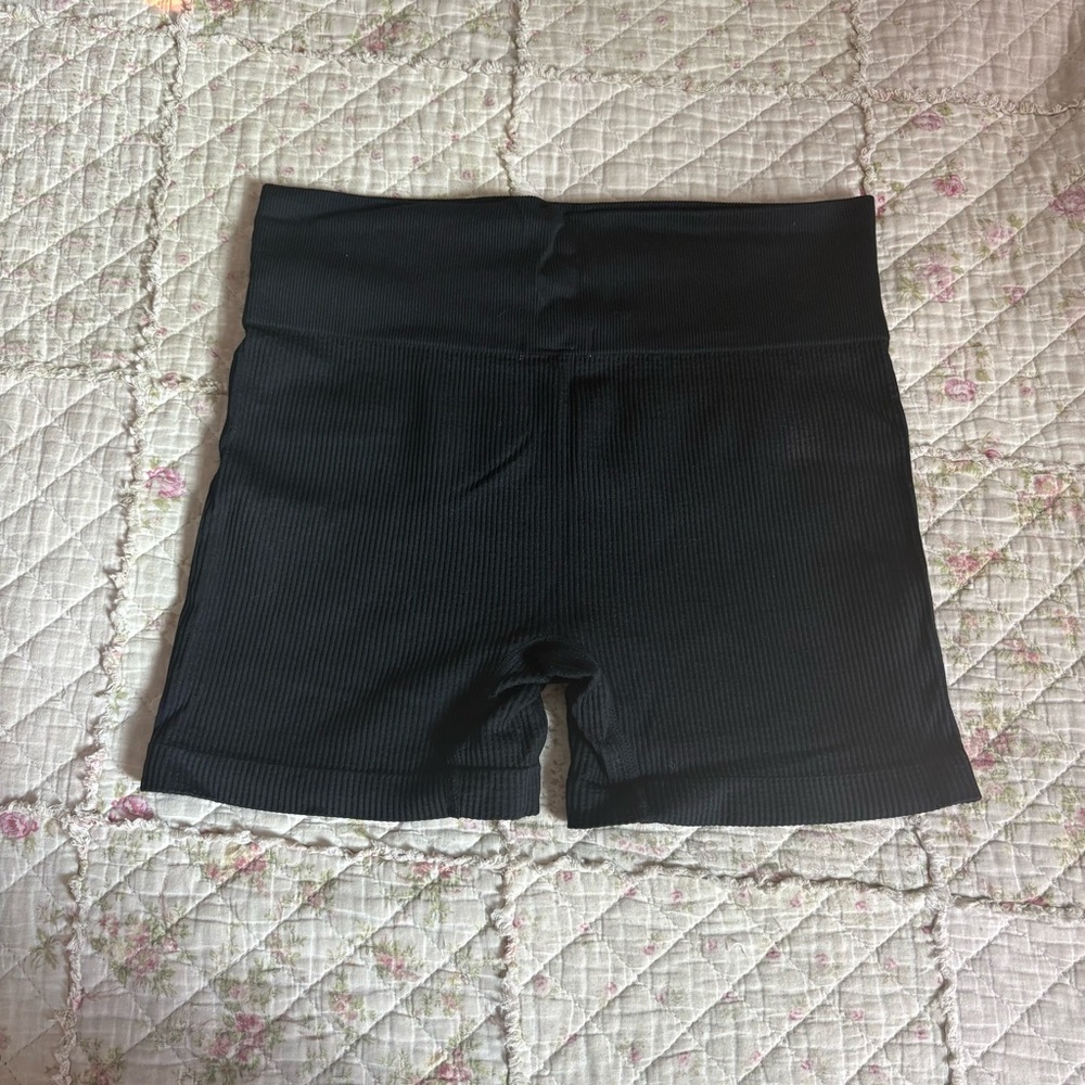 black workout colsie shorts minimally worn